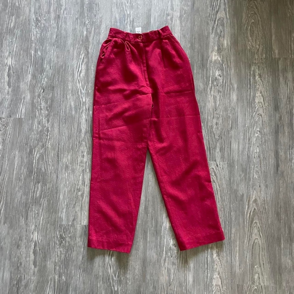 Vintage red trousers